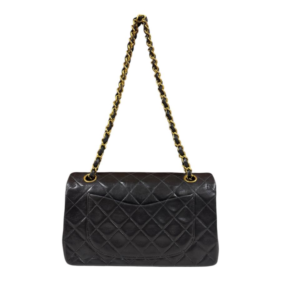 CHANEL（シャネル） マトラッセ ショルダーバッグ ラムスキン ブラック
