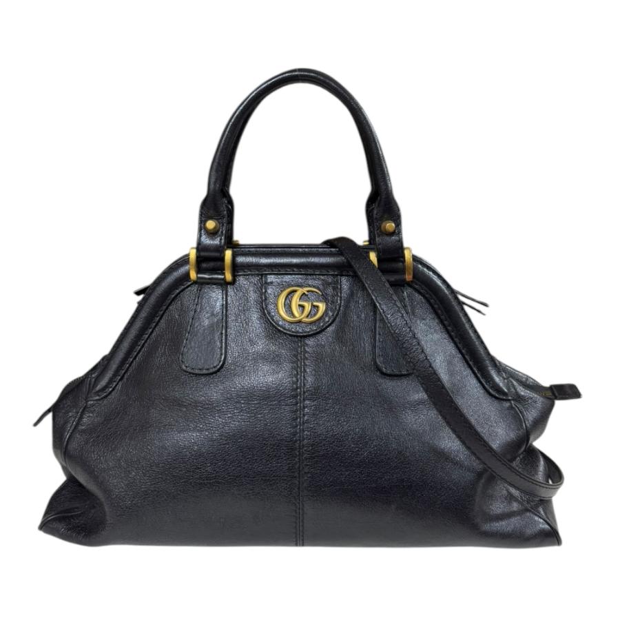 GUCCI（グッチ） リベル ショルダーバッグ レザー 516459 ブラック