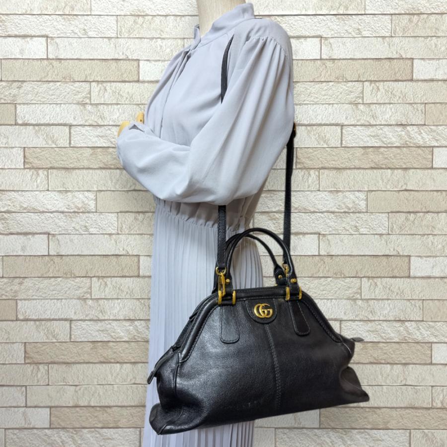 GUCCI（グッチ） リベル ショルダーバッグ レザー 516459 ブラック