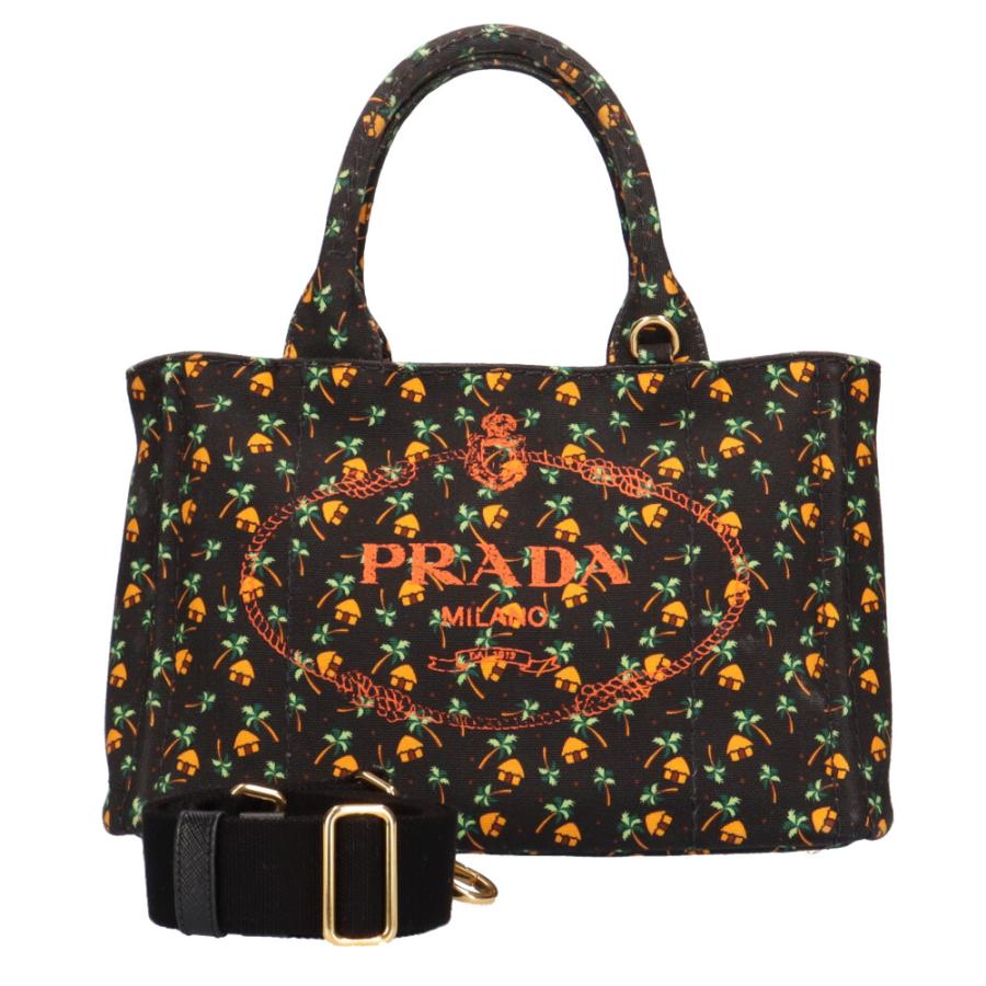 PRADA（プラダ） カナパトートSS トートバッグ キャンバス NERO