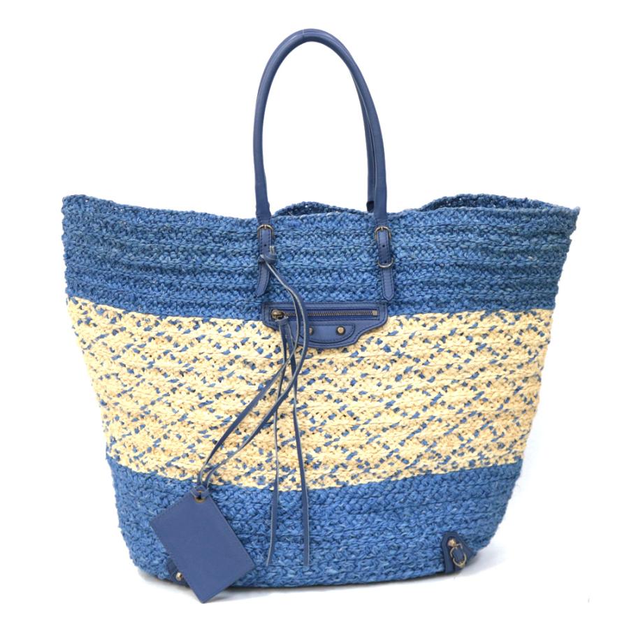 BALENCIAGA（バレンシアガ） ル カゴール トートバッグ ラフィア