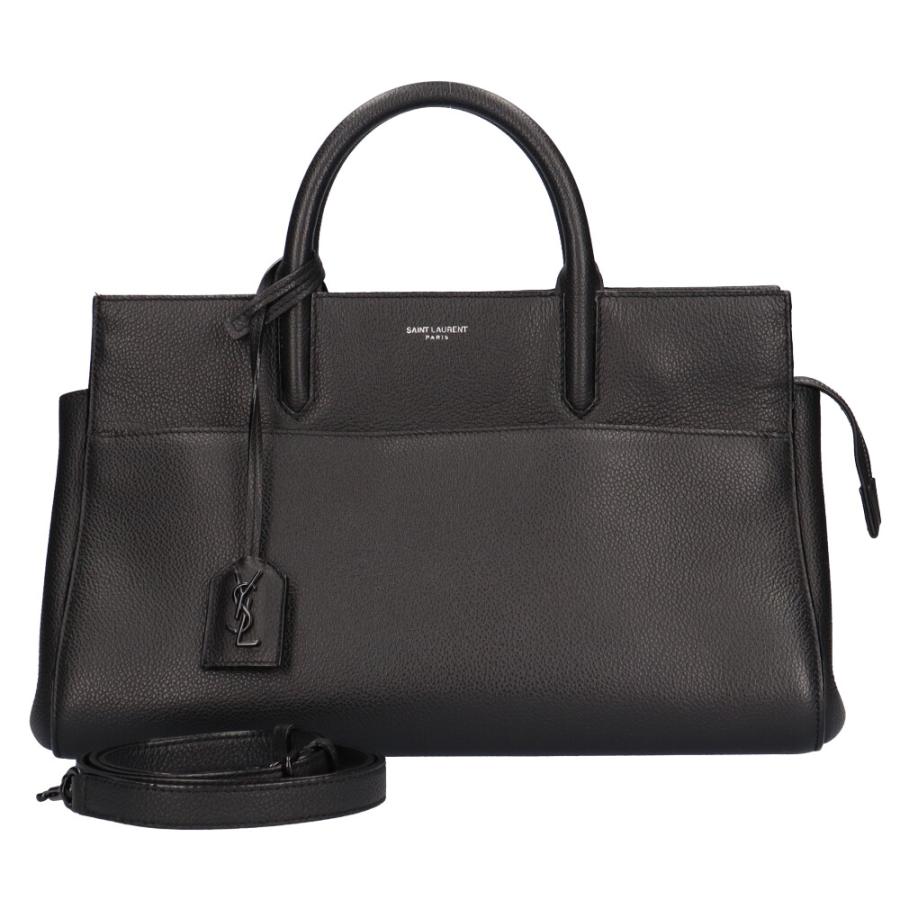 【美品】サンローラン ショルダーバッグ　2way カバリヴゴーシュ ブラック Yves Saint Laurent（イヴ・サンローラン） カバリヴゴーシュ