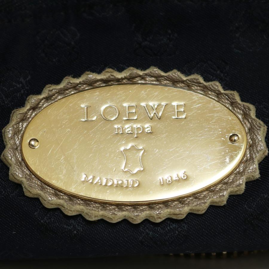 ロエベ ナッパアイレ ショルダーバッグ レザー ゴールド レディース LOEWE 中古 限界値下げ祭56-OF｜rk-y｜09