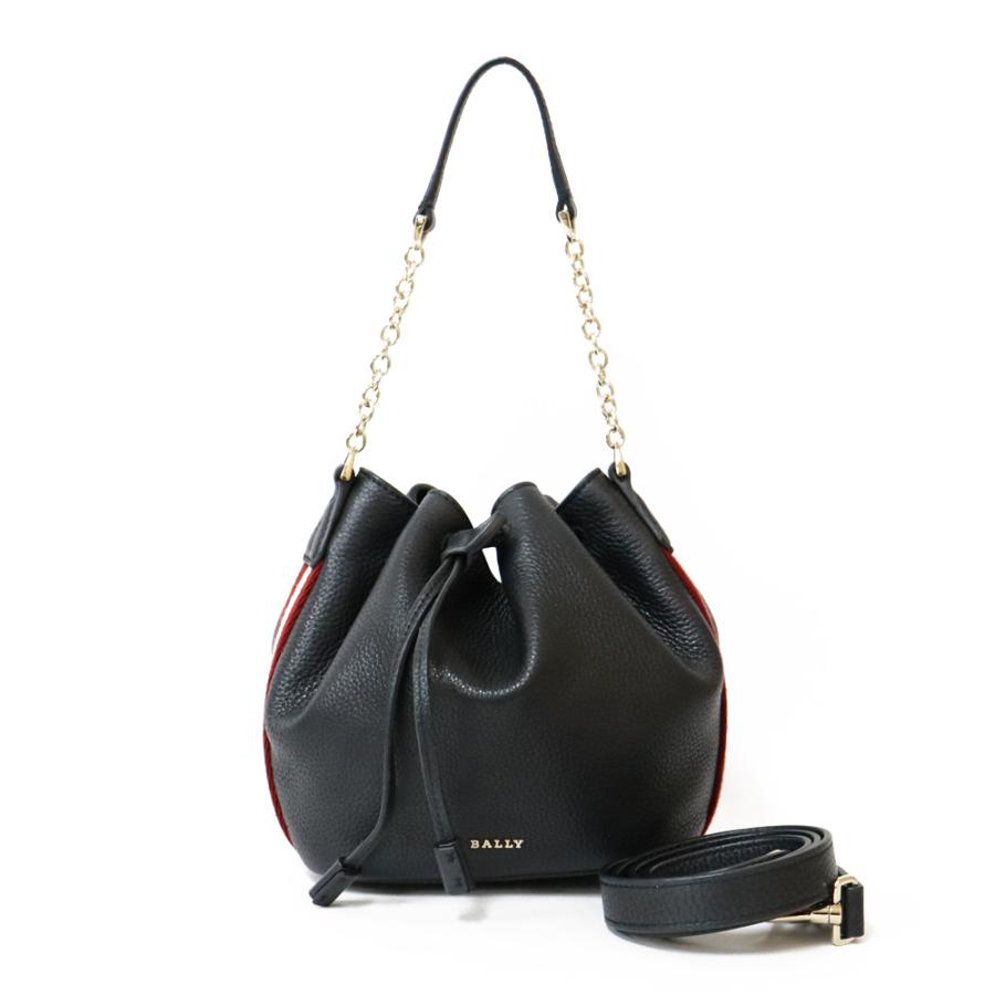 ［BALLY］バリー　ショルダーバック　ブラック　美品 Bally（バリー） ショルダーバッグ レザー ブラック レディース 中古
