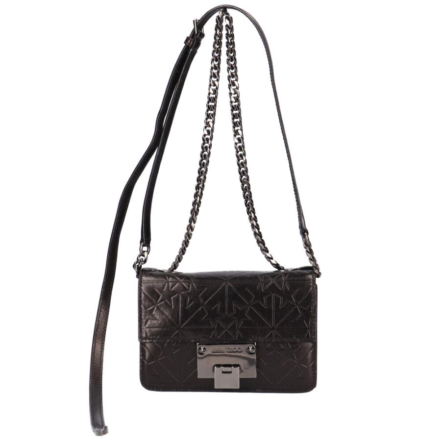 ジミーチュウ JIMMY CHOO チェーンショルダー ショルダーバッグ レザー