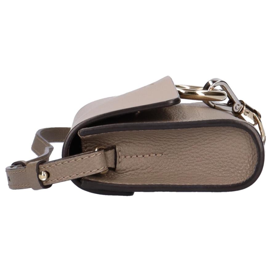 Chloé グレー ショルダーバッグ カーフレザー Chloé グレー ショルダーバッグ カーフレザー