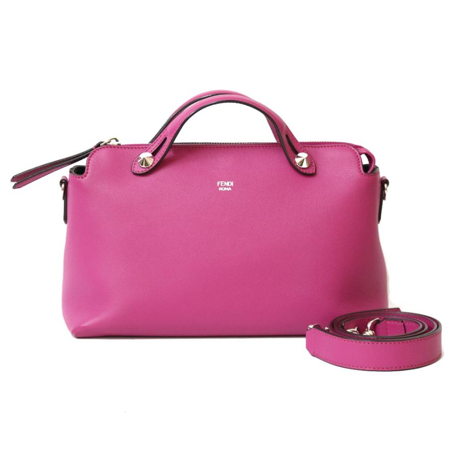 FENDI（フェンディ） バイザウェイ ショルダーバッグ レザー ピンク 