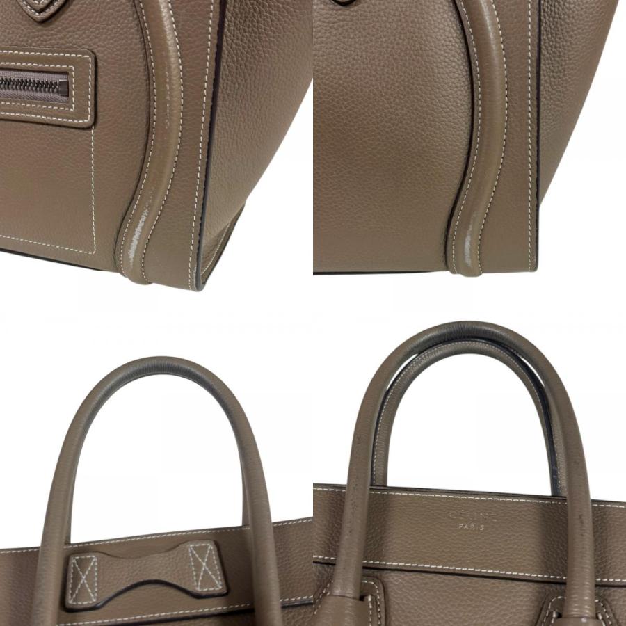 CELINE（セリーヌ） ラゲージ マイクロショッパー ハンドバッグ レザー
