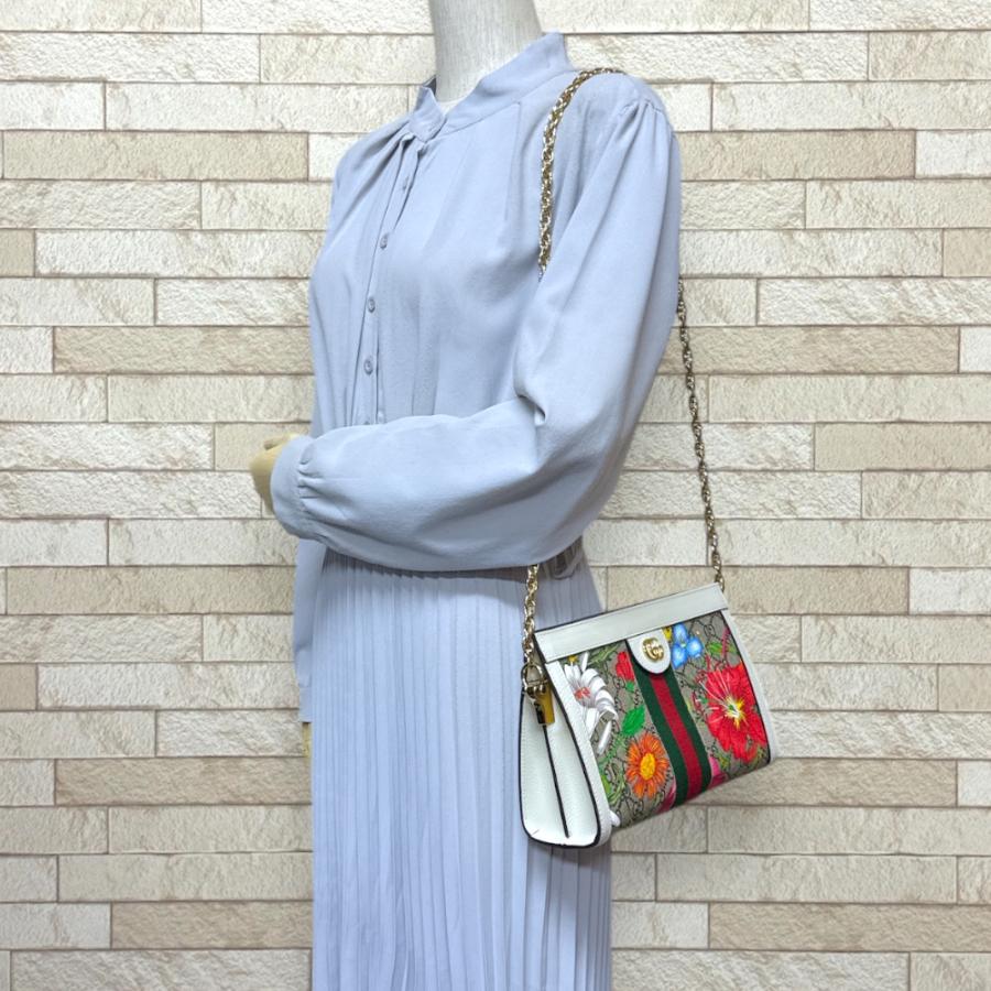 GUCCI（グッチ） GGフローラスモール オフィディア ショルダーバッグ
