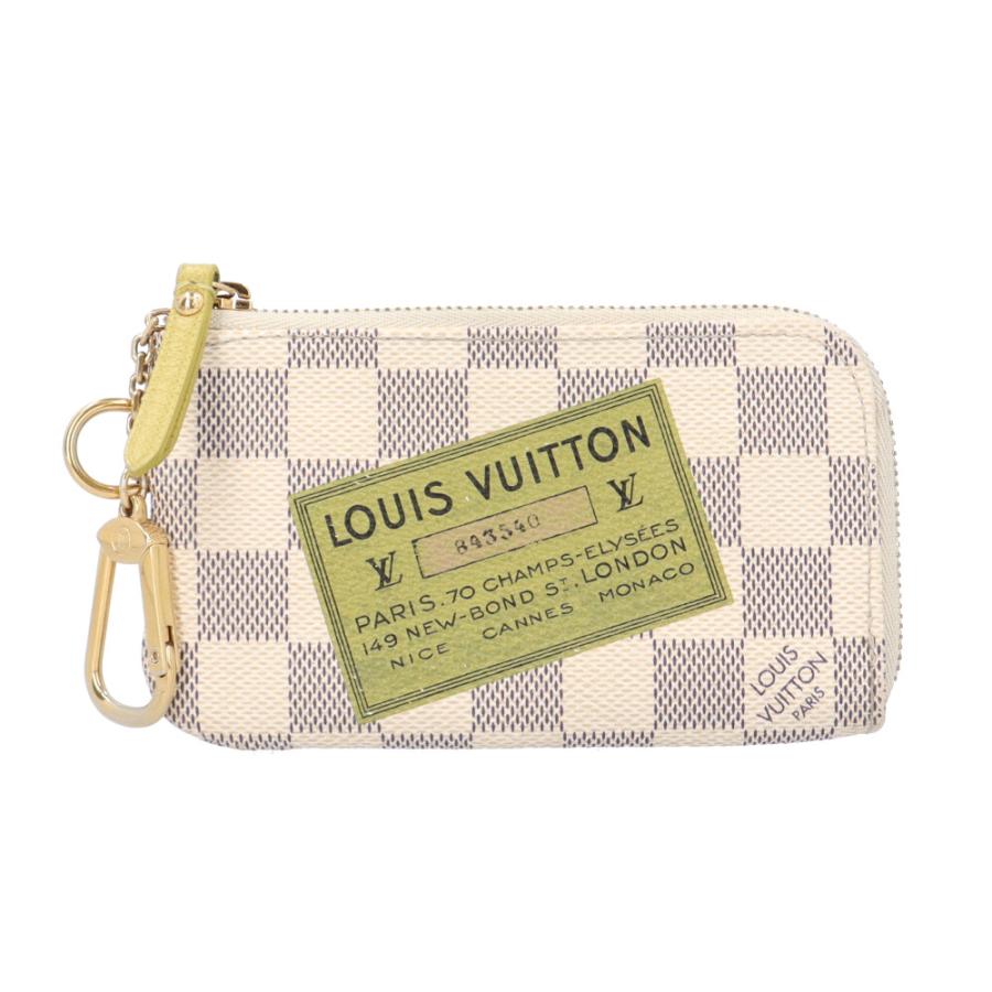 ルイヴィトン ポシェットクレ コンプリス ダミエアズール キーケース