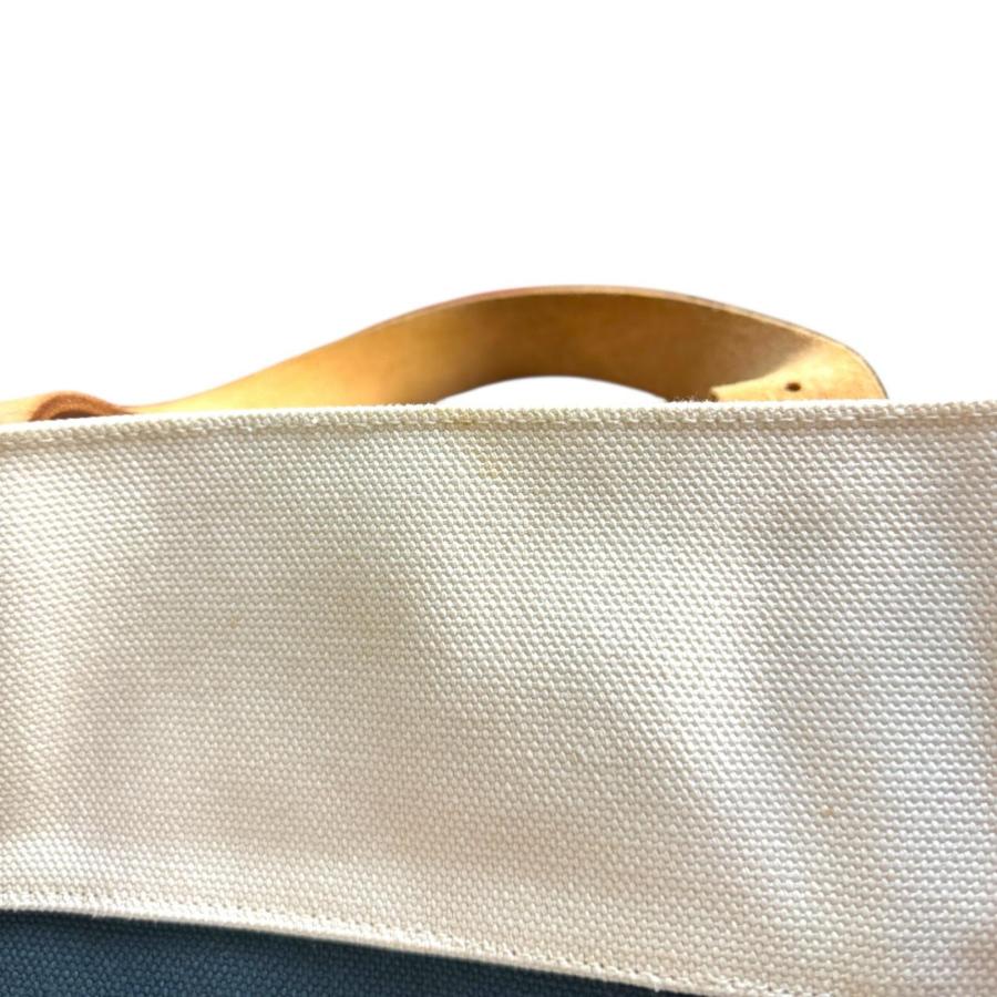 エルメス ショッピング トート エトリヴィエール  ショルダーバッグ キャンバス ホワイト ユニセックス HERMES  中古 HERMES（エルメス） ショッピング トート エトリヴィエール ショルダー