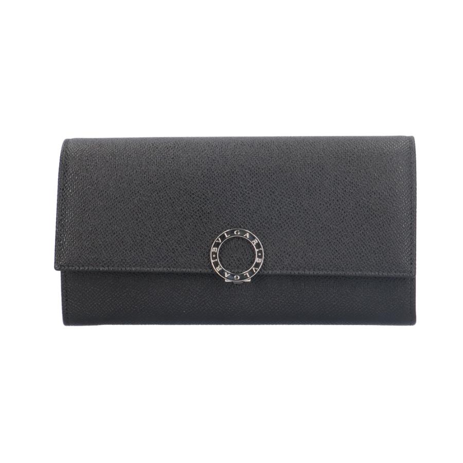 ブルガリ ロゴクリップ ブルガリブルガリ 長財布 レザー 30414 ユニセックス BVLGARI  中古 R&Kリサイクルキング BVLGARI（ブルガリ） ロゴクリップ ブルガリブルガリ 長財布 レザー