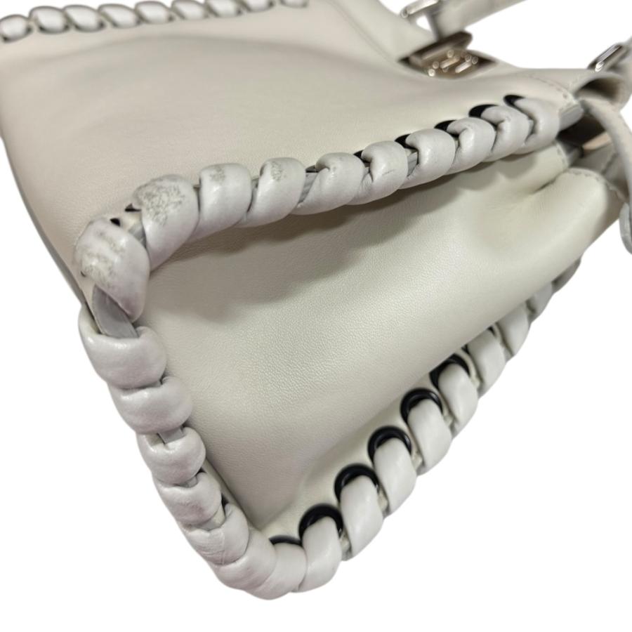 FENDI（フェンディ） ミニピーカブー ショルダーバッグ レザー 8BN244