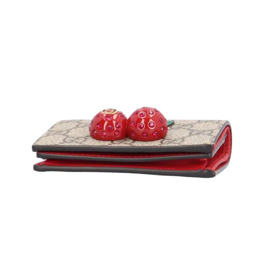 GUCCI（グッチ） チェリー GGスプリーム 二つ折り財布 GGスプリーム