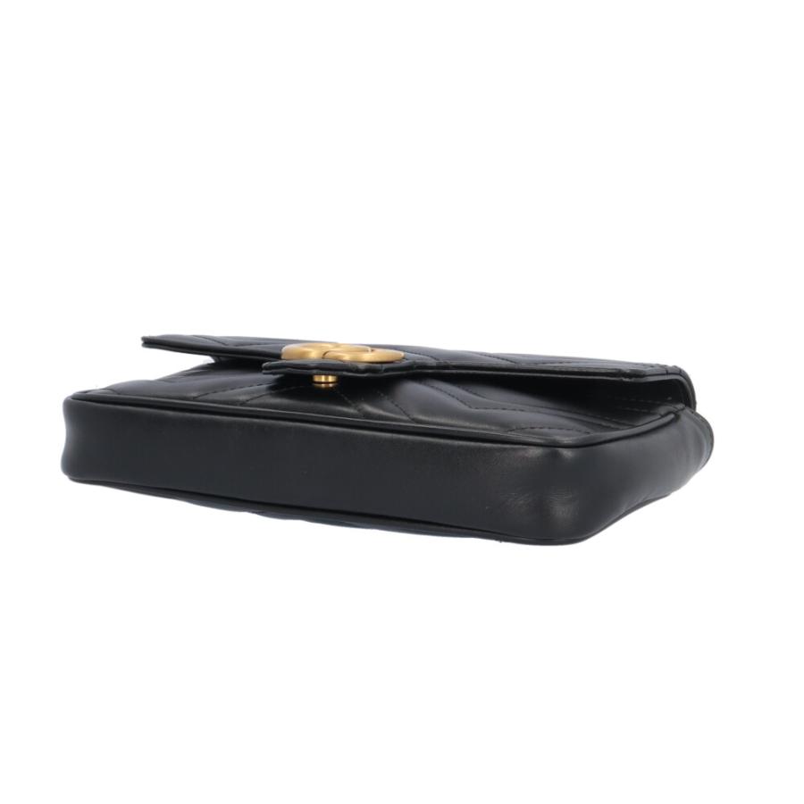GUCCI（グッチ） GGマーモント ショルダーバッグ レザー 751526