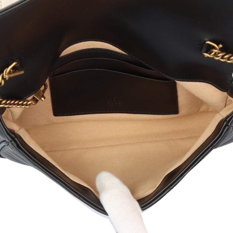 GUCCI（グッチ） GGマーモント ショルダーバッグ レザー 751526