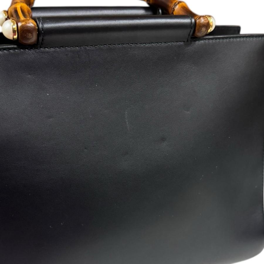 GUCCI（グッチ） ニムフェア ミディアム バンブー ショルダーバッグ