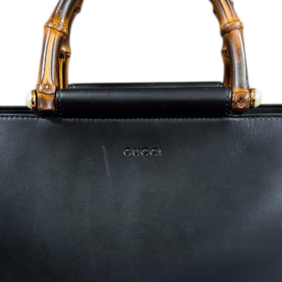 GUCCI（グッチ） ニムフェア ミディアム バンブー ショルダーバッグ