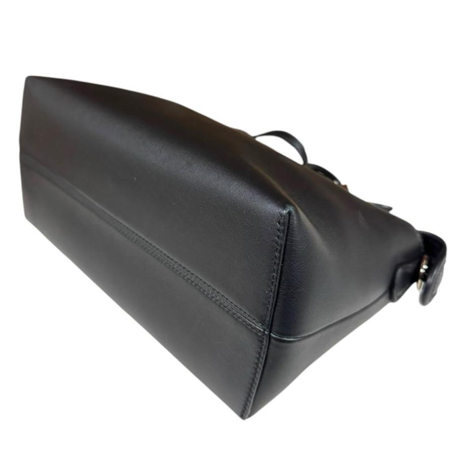 フェンディ バイザウェイ ミディアム ショルダーバッグ レザー 8BL146 ブラック レディース FENDI  中古 FENDI（フェンディ） バイザウェイ ミディアム ショルダーバッグ