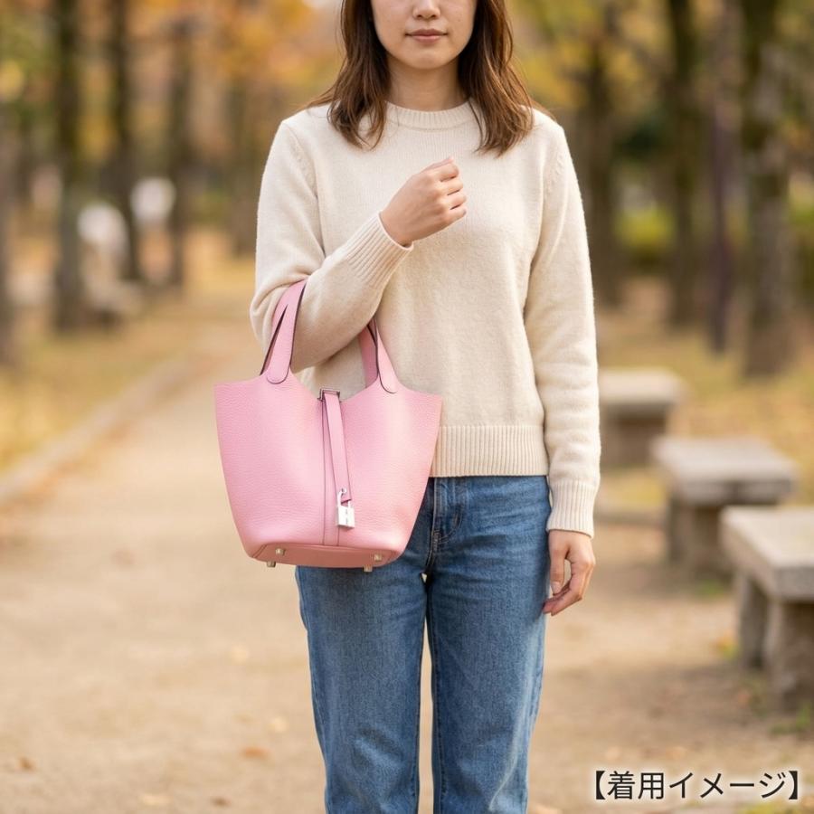 HERMES（エルメス） ピコタンロックPM ハンドバッグ トリヨン ピンク
