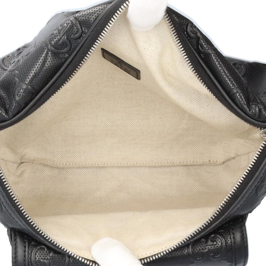 GUCCI（グッチ） GGエンボス ウエストバッグ レザー 645093 ブラック