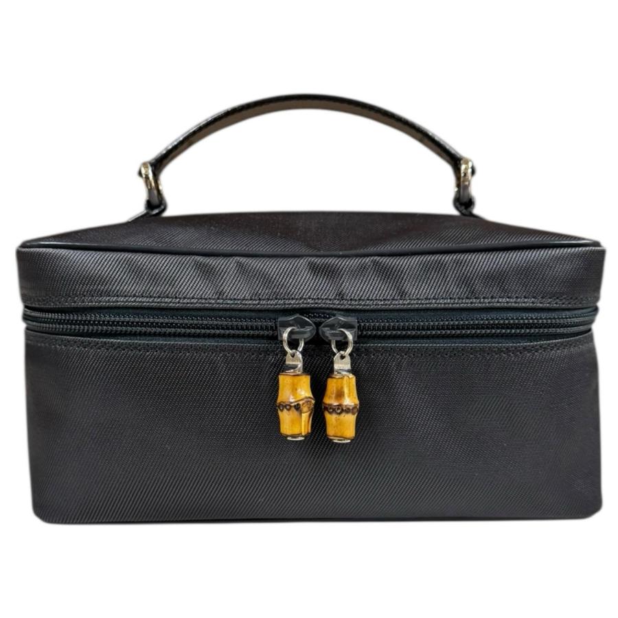 GUCCI（グッチ） バニティバッグ バンブー ハンドバッグ ナイロン 032