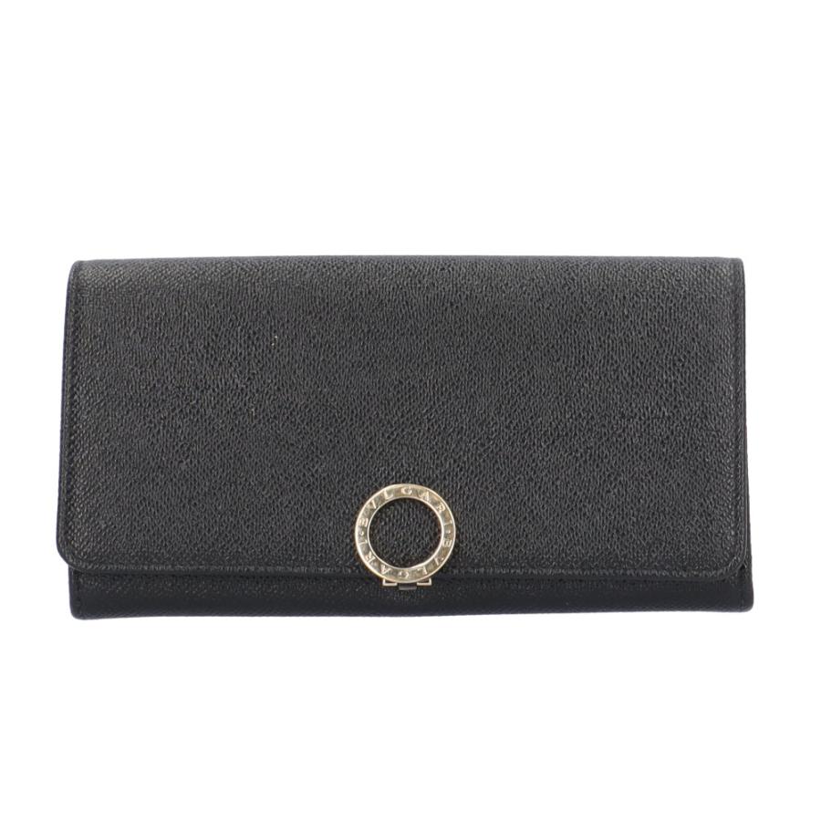 BVLGARI（ブルガリ） ロゴクリップ ブルガリブルガリ 長財布 レザー