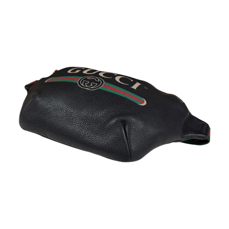 GUCCI（グッチ） シェリーライン ボディバッグ レザー 530412 ブラック