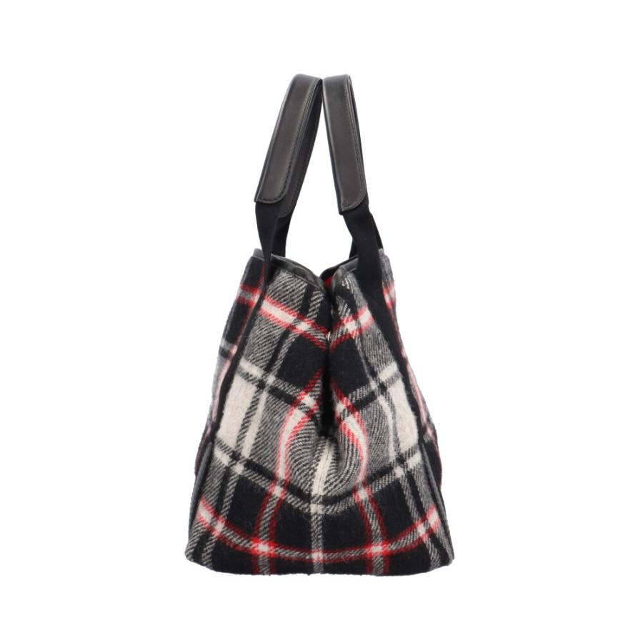 BALENCIAGA（バレンシアガ） タータンチェック柄 ネイビー カバス S