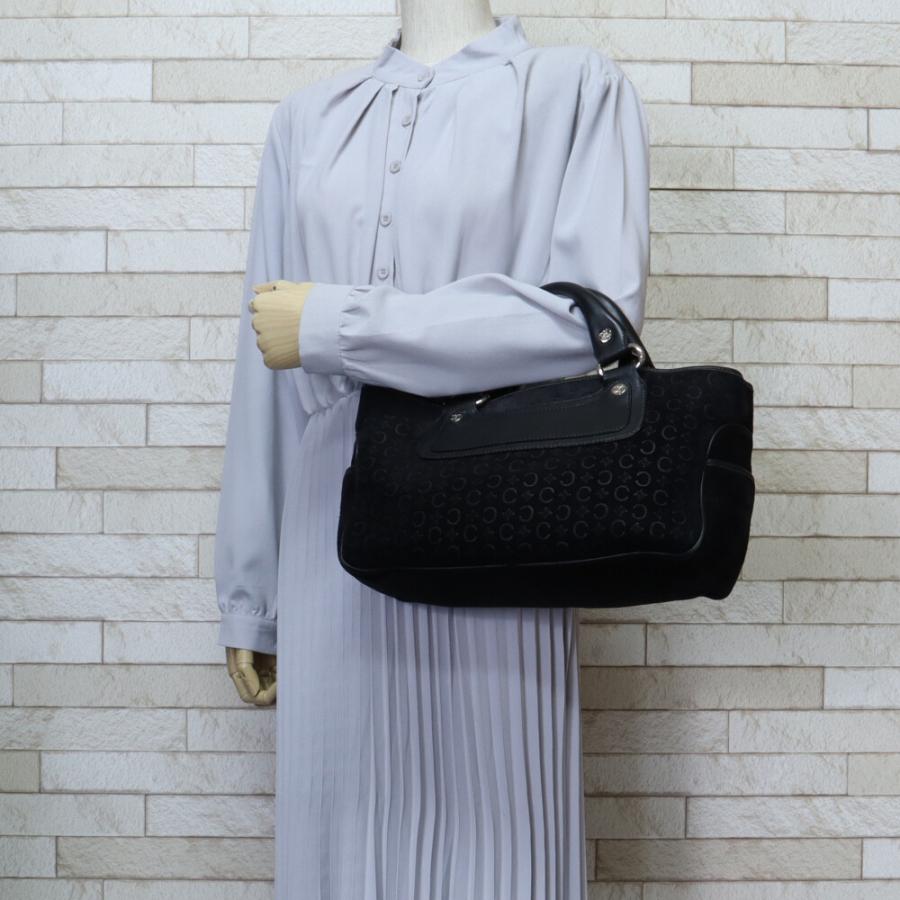 CELINE（セリーヌ） ブギーバック Cマカダム ハンドバッグ スウェード  