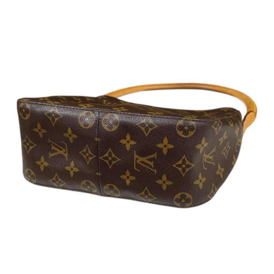 ルイヴィトン ルーピングMM モノグラム ショルダーバッグ モノグラムキャンバス M51146 ブラウン レディース LOUIS VUITTON  中古 ルイヴィトンルーピングMM 14145 ブラウン レディース モノグラム