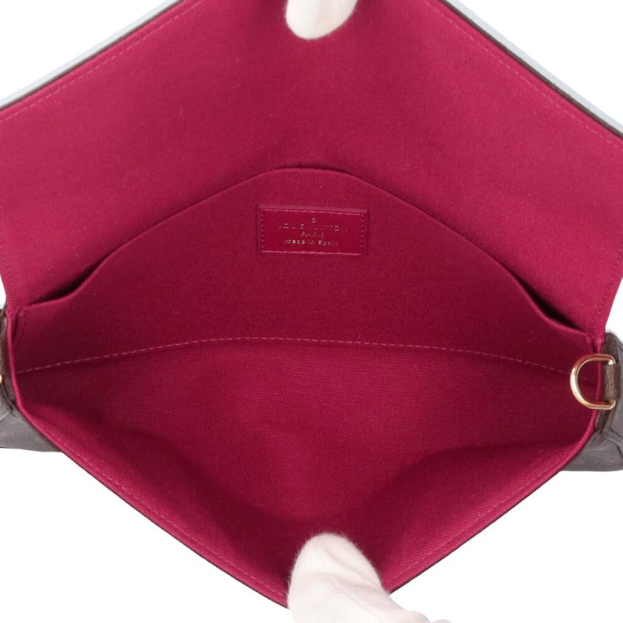ルイヴィトン ポシェット フェリシー モノグラム ショルダーバッグ モノグラムキャンバス M61276 ブラウン レディース LOUIS VUITTON  中古 LOUIS VUITTON（ルイ・ヴィトン） ポシェット フェリシー ショルダー