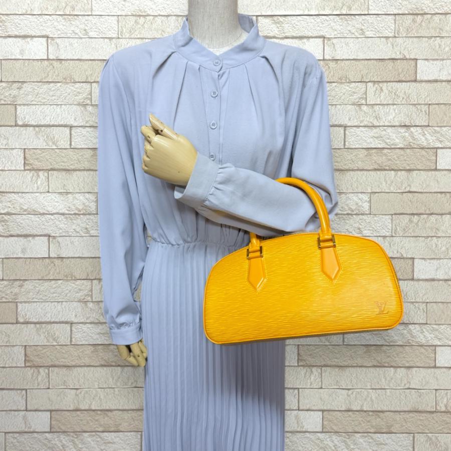 LOUIS VUITTON ルイ ヴィトン ジャスミン エピ M52089 ハンドバッグ イエロー 14063 レディース【中古】 z7581 LOUIS VUITTON（ルイ・ヴィトン） ジャスミン エピ ハンドバッグ