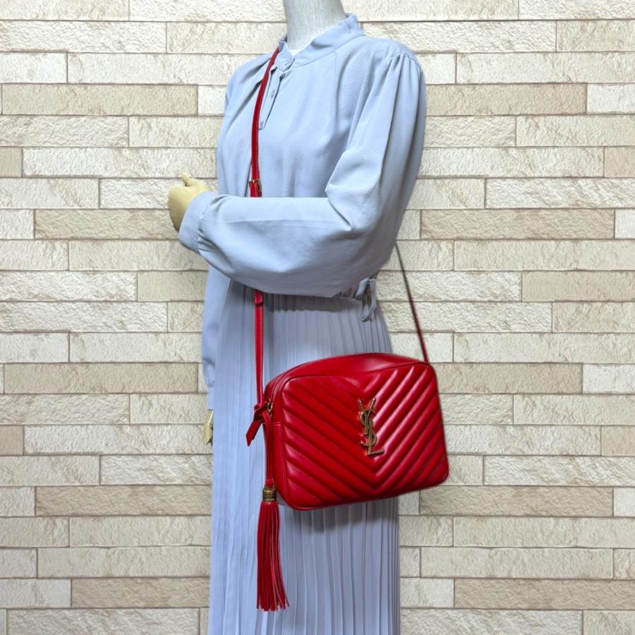 サンローラン ルーカメラバッグ ショルダーバッグ レザー 612544