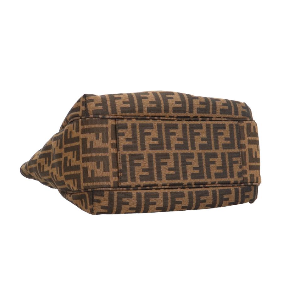 FENDI（フェンディ） ズッカ トートバッグ キャンバス 8BH268 ブラウン