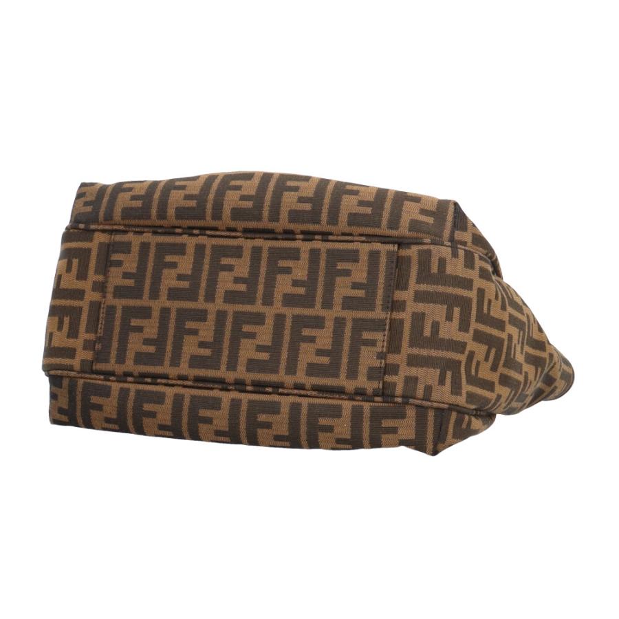 FENDI（フェンディ） ズッカ トートバッグ キャンバス 8BH268 ブラウン