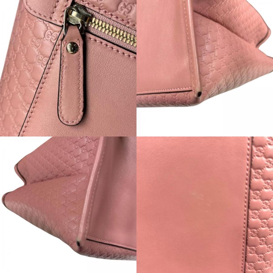 美品】GUCCI グッチマイクログッチシマショルダーバッグレザーピンク