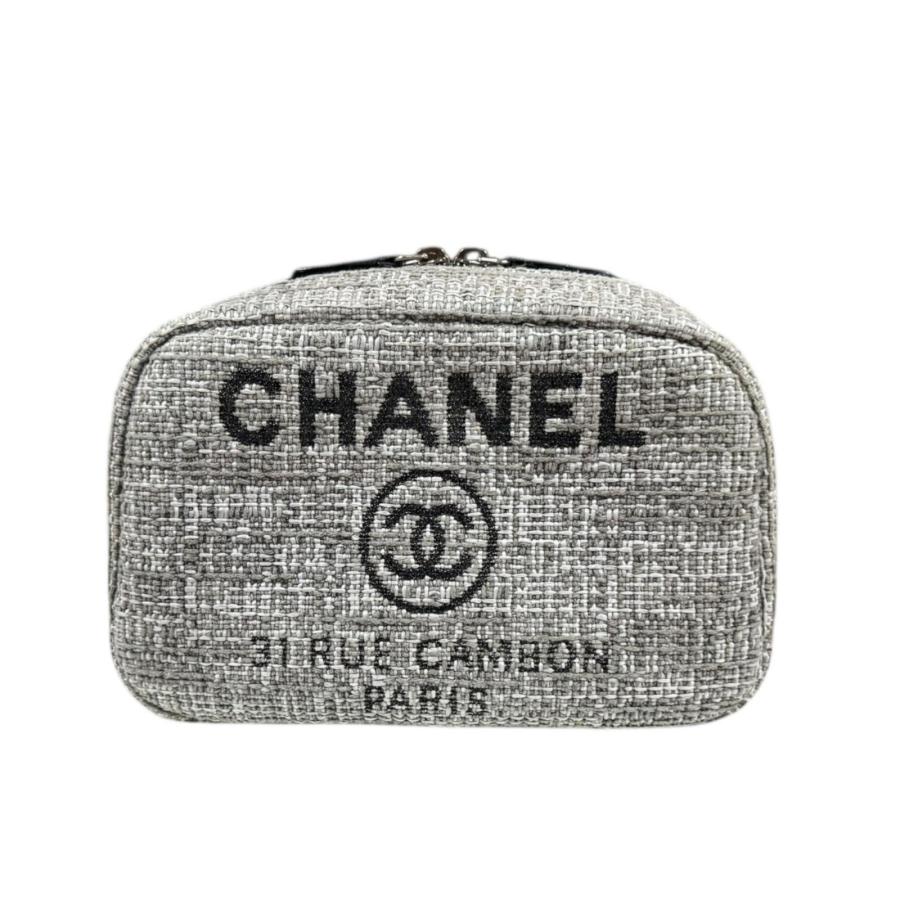 CHANEL（シャネル） ドーヴィル ポーチ ツイード レディース 中古