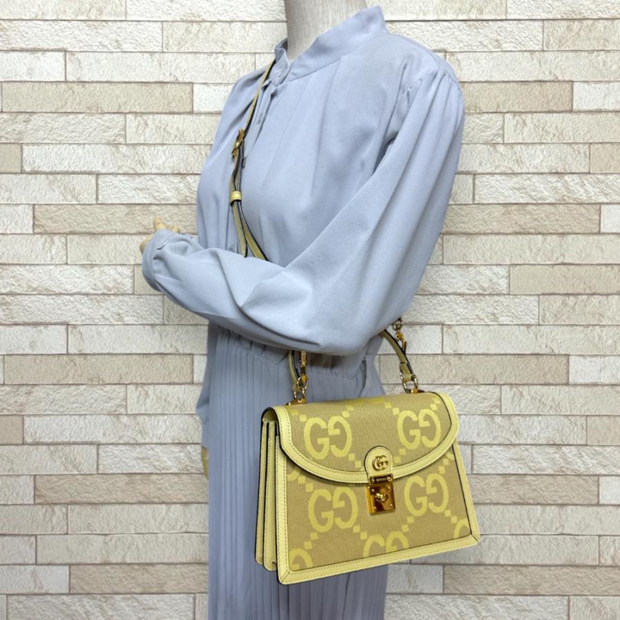 GUCCI（グッチ） ジャンボGG ショルダーバッグ キャンバス 651055