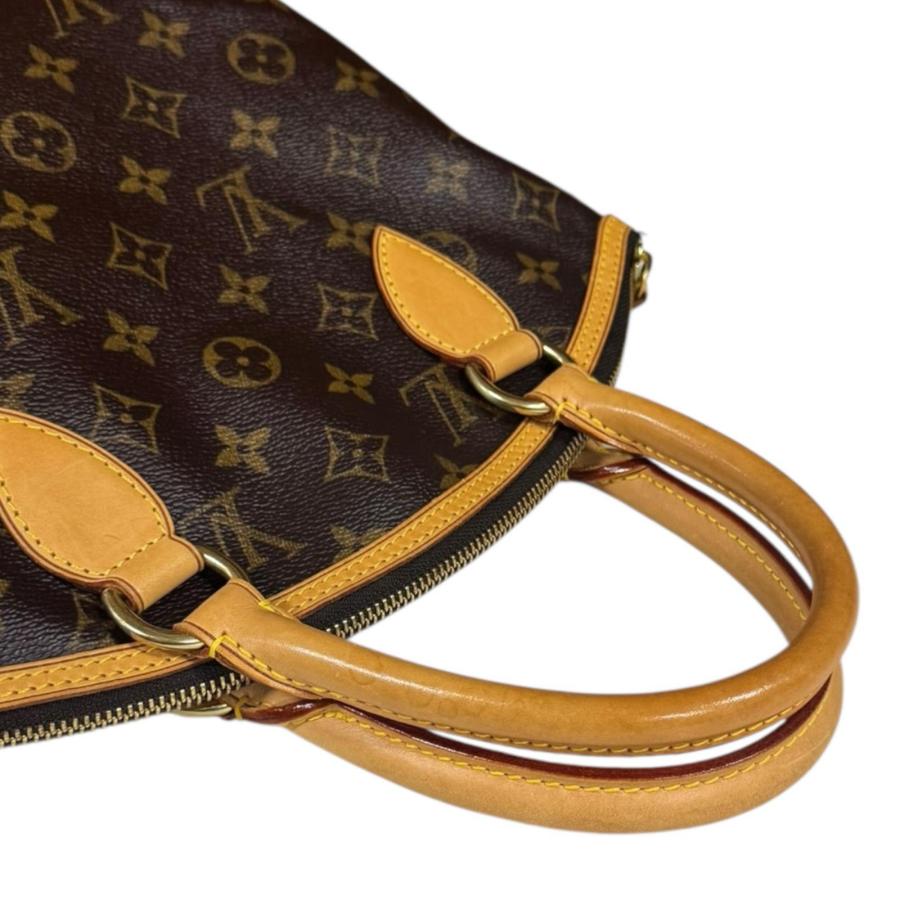 LOUIS VUITTON モノグラム ハンドバッグ　ブラウン　高級　定番　人気 ルイヴィトン モノグラム マンハッタンGM ブラウン M40025