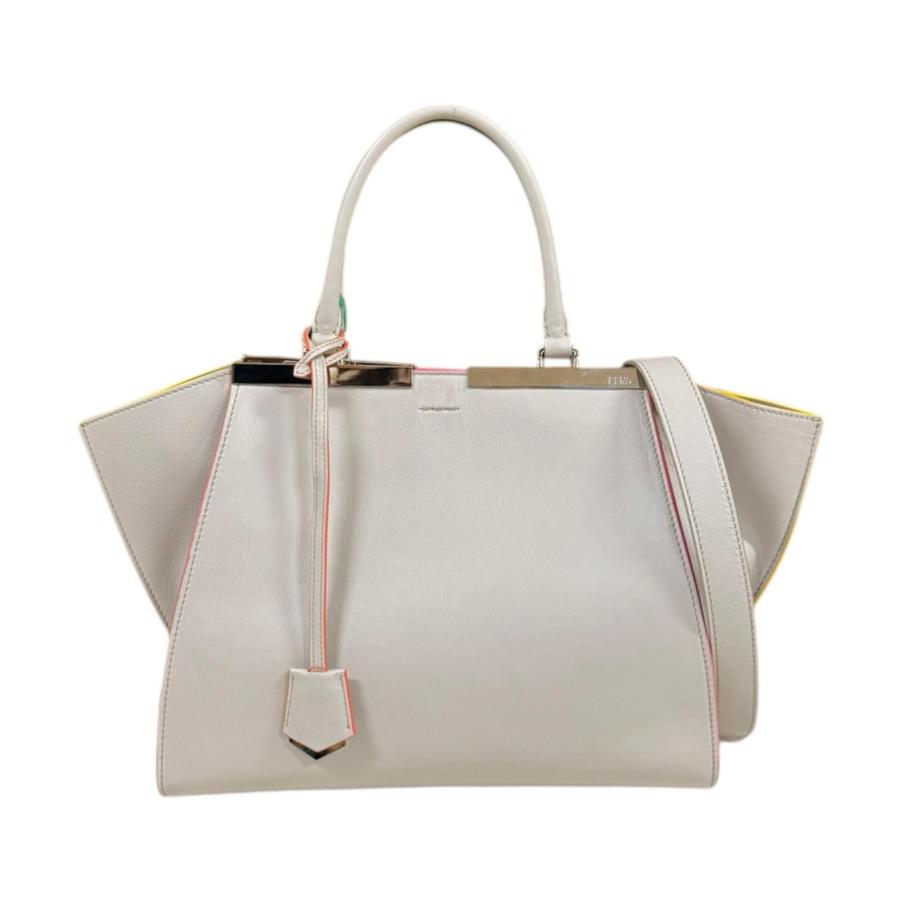 FENDI（フェンディ） トロワジュール ショルダーバッグ レザー 8BH279