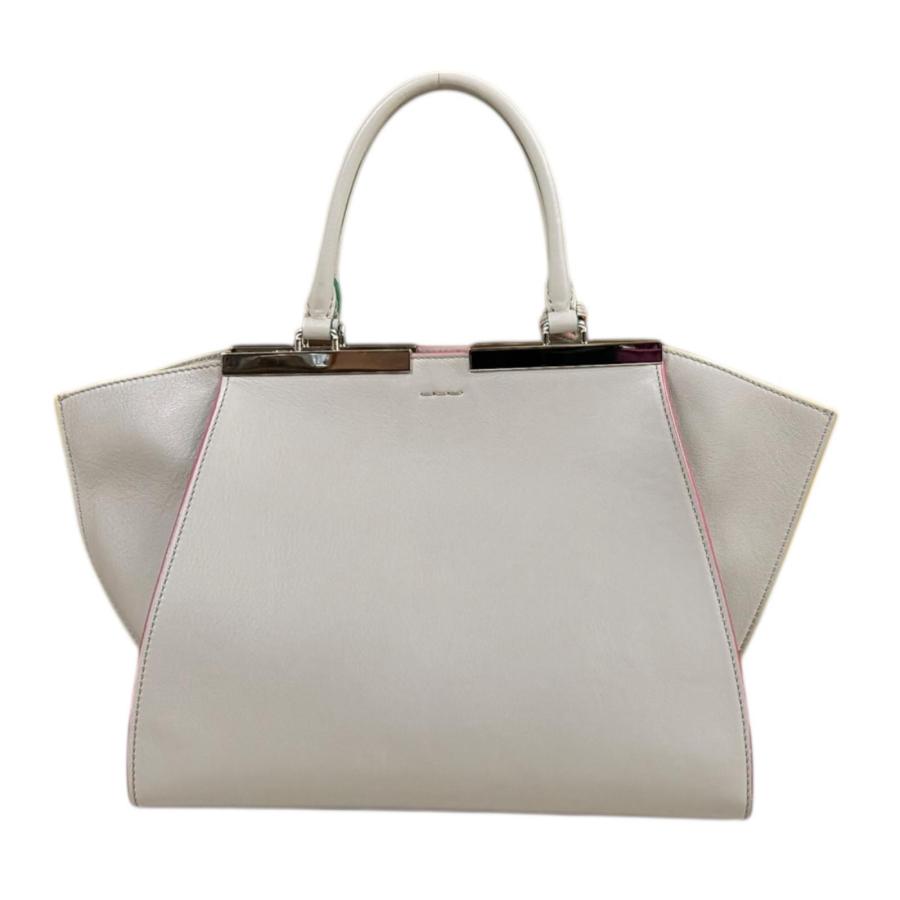 FENDI（フェンディ） トロワジュール ショルダーバッグ レザー 8BH279