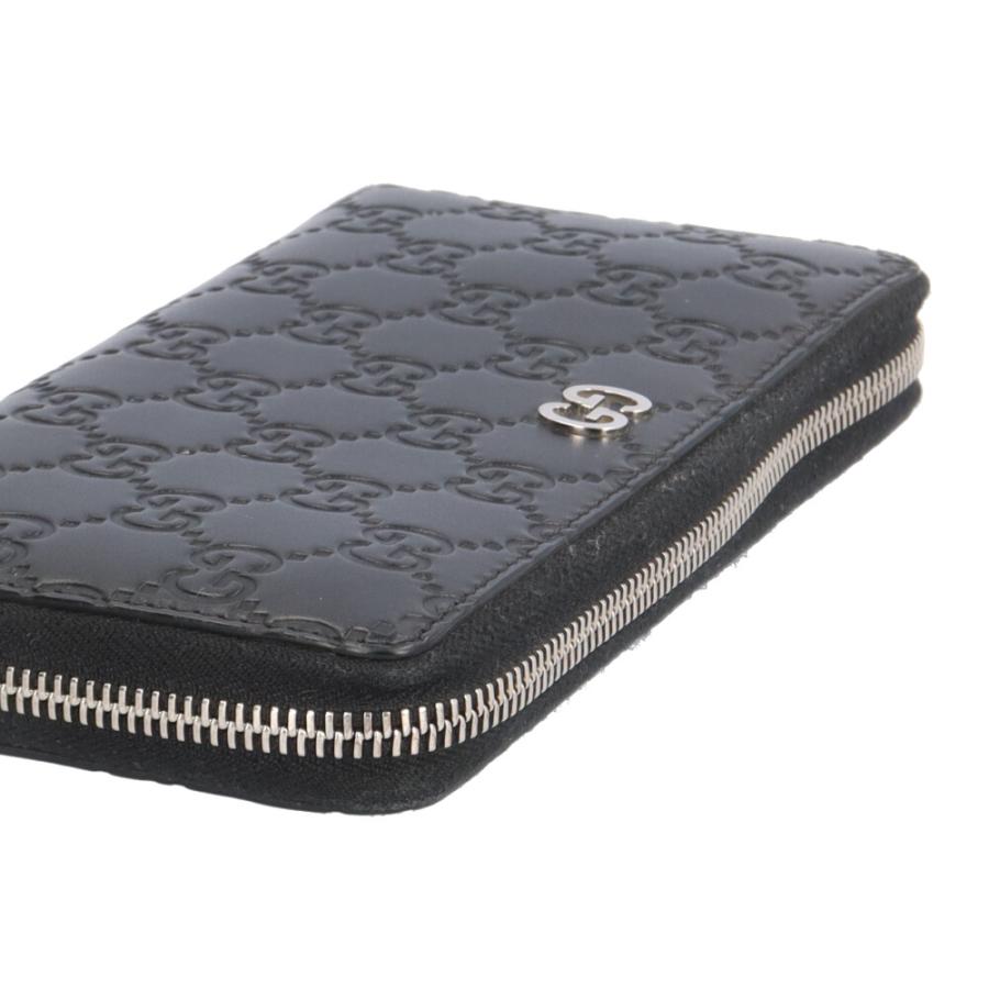 ｍ66　Gucci　グッチ　ドリアン　ブラック　長財布　グッチシマレザー GUCCI（グッチ） ドリアン グッチシマ 長財布 レザー 473928 ユニ