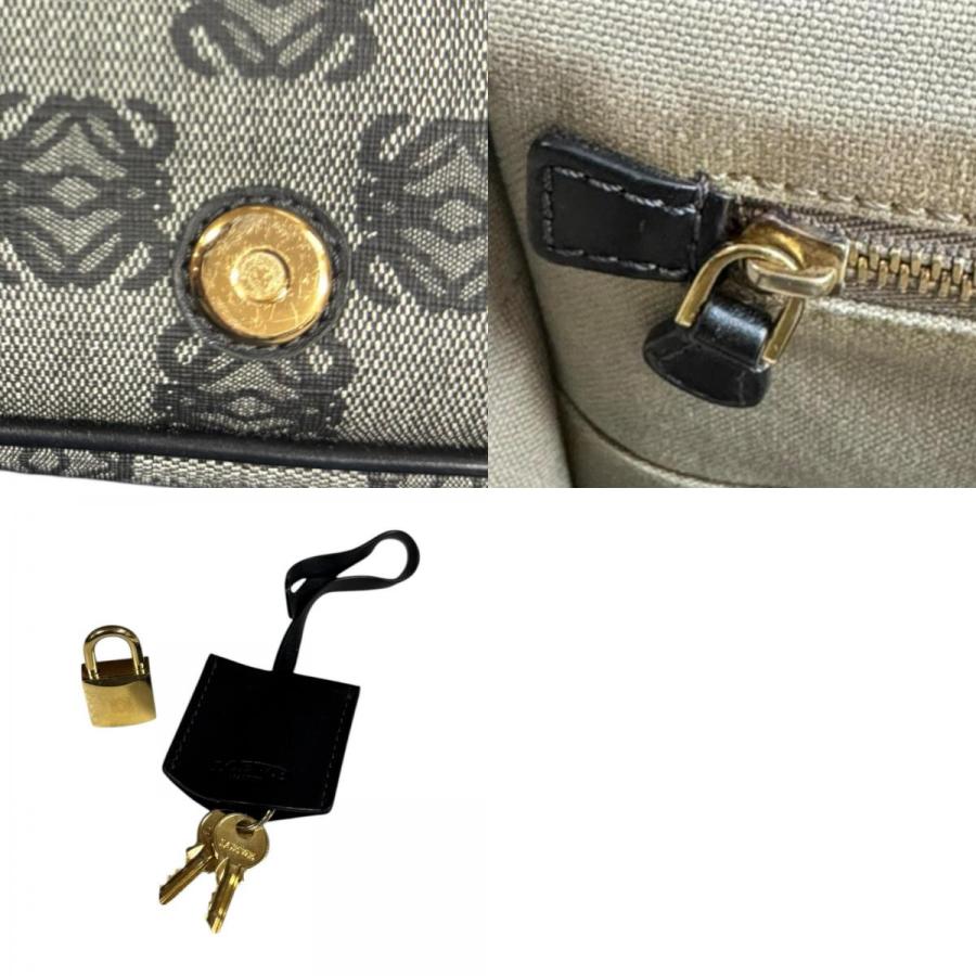 LOEWE（ロエベ） アナグラム ショルダーバッグ PVC グレー レディース
