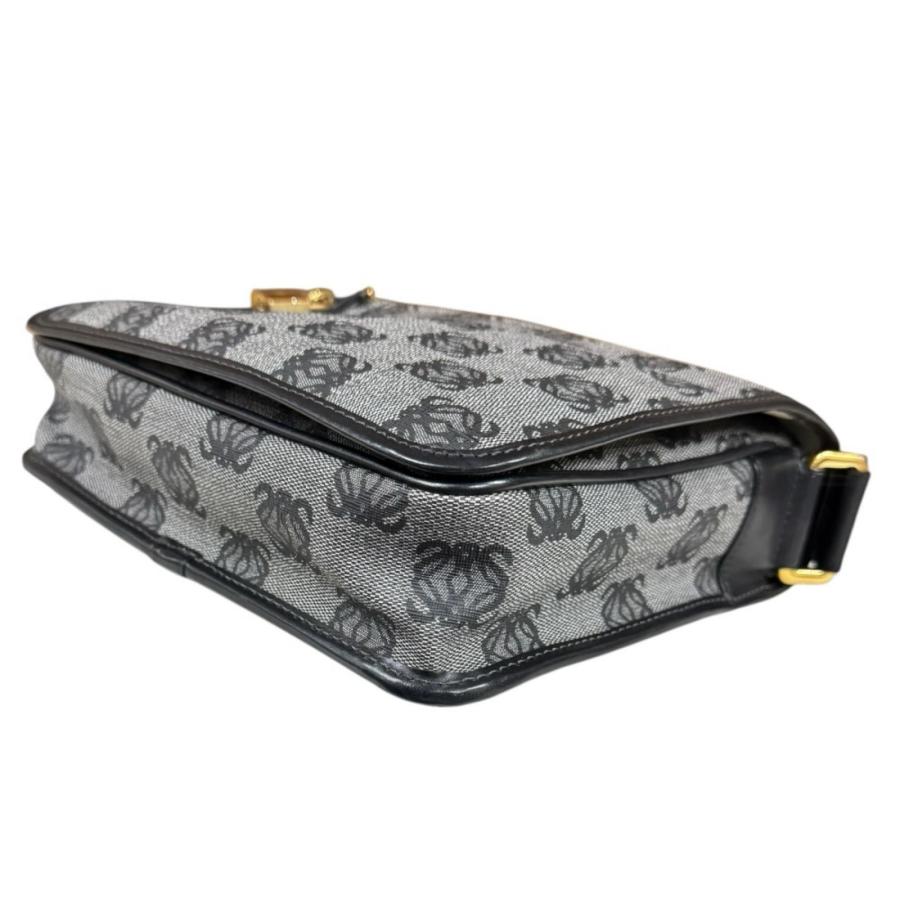 LOEWE（ロエベ） アナグラム ショルダーバッグ PVC グレー レディース