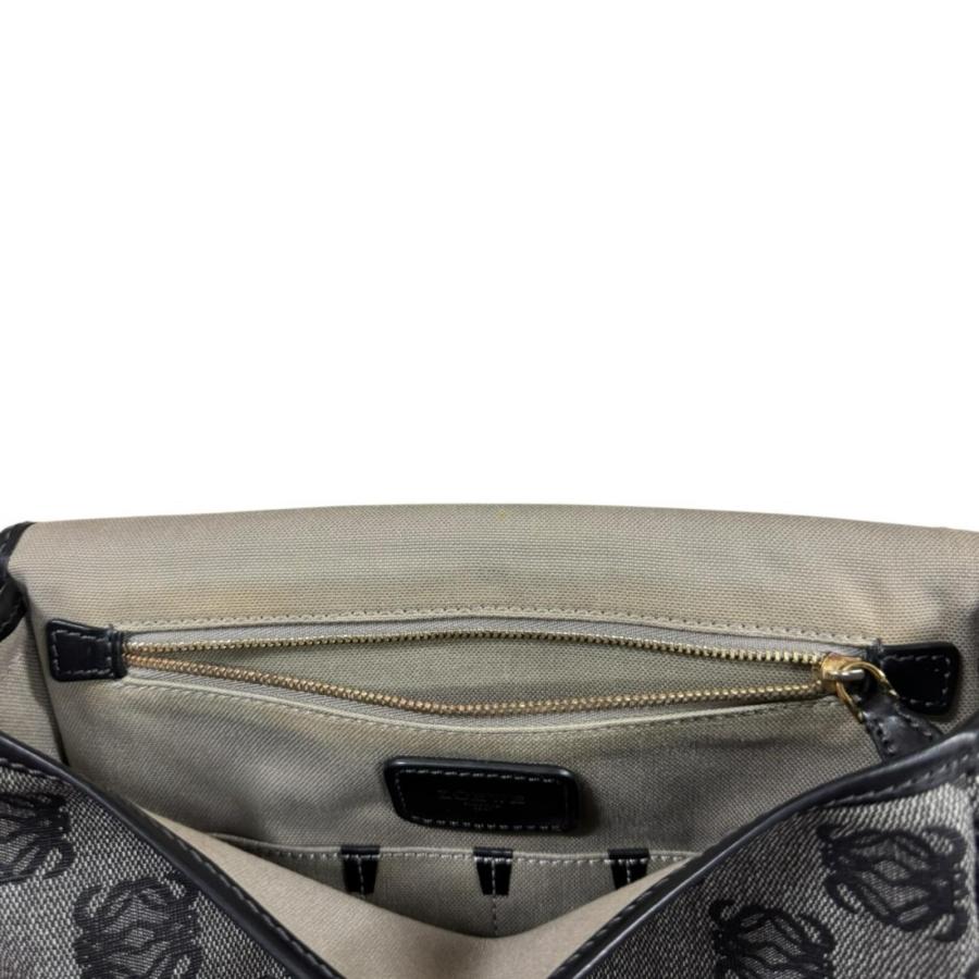 LOEWE（ロエベ） アナグラム ショルダーバッグ PVC グレー レディース