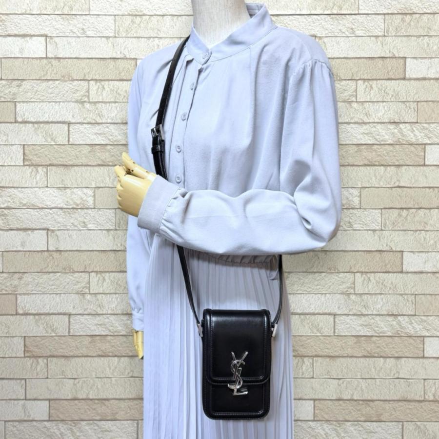 サンローラン ソルフェリーノ ミニ バッグ ショルダーバッグ レザー