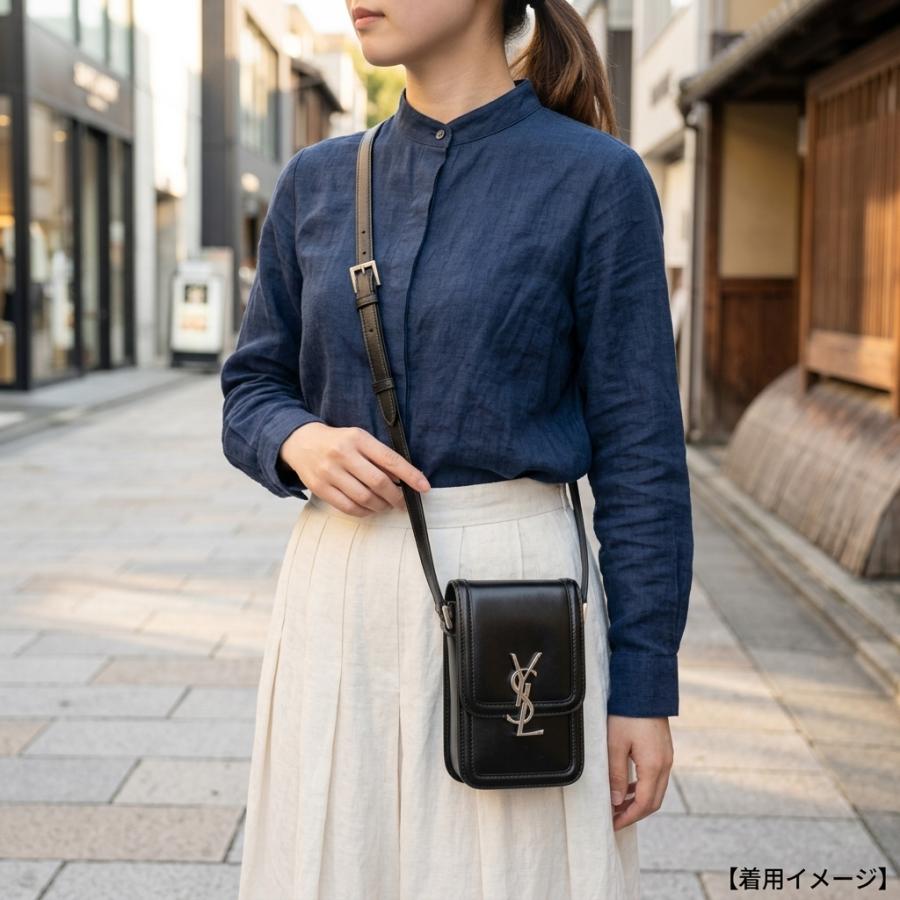 サンローラン ソルフェリーノ ミニ バッグ ショルダーバッグ レザー