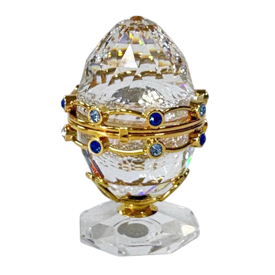 スワロフスキー　エッグアートジュエリーボックス SWAROVSKI（スワロフスキー） エッグアート ジュエリーボックス 置物
