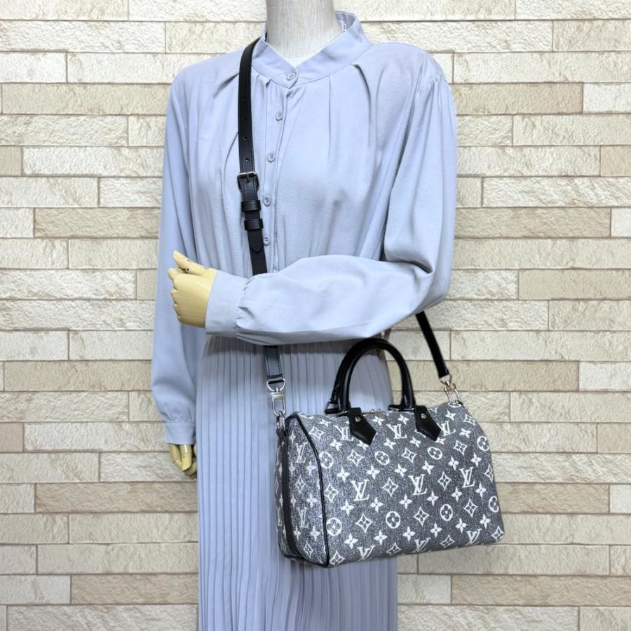 LouisVuittonジャガードデニム&ブロデリーコレクション　スピーディ25 LOUIS VUITTON（ルイ・ヴィトン） スピーディ25バンドリエール